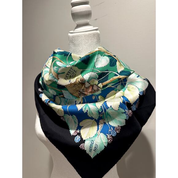 HERMES "l'arbre de Soie" by Antoine de Jacquelot Vintage 1995 Great w/Box - Picture 4 of 8